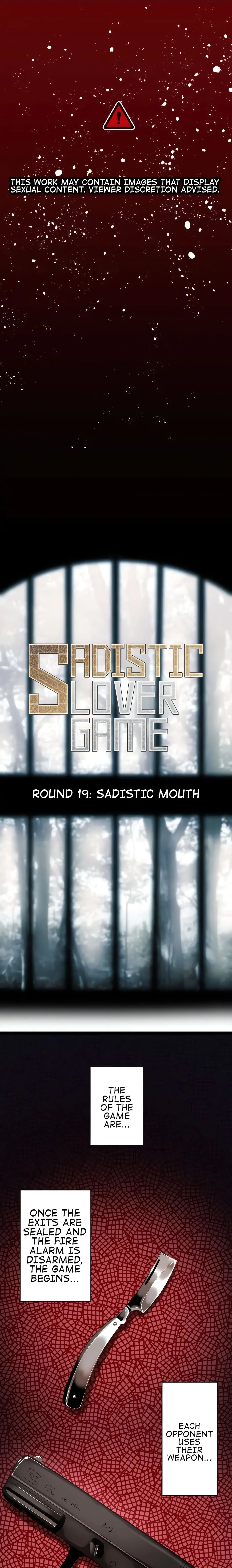 Read Sadistic Lover Game chapter 19 image 0 on Lezhin