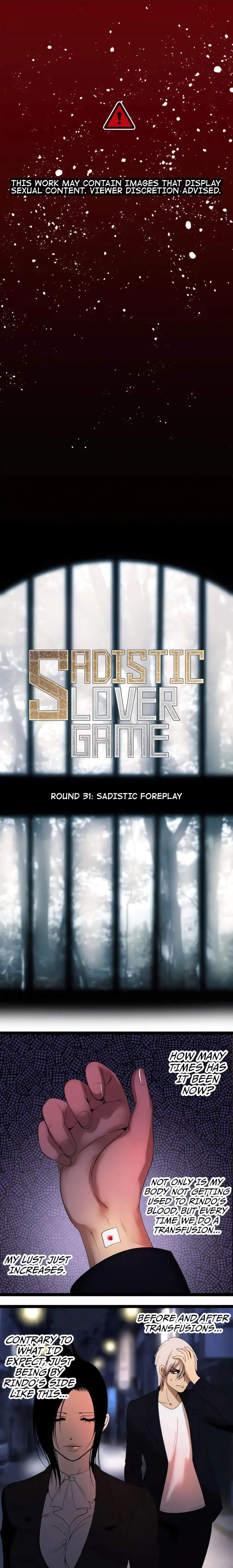 Read Sadistic Lover Game chapter 31 image 0 on Lezhin