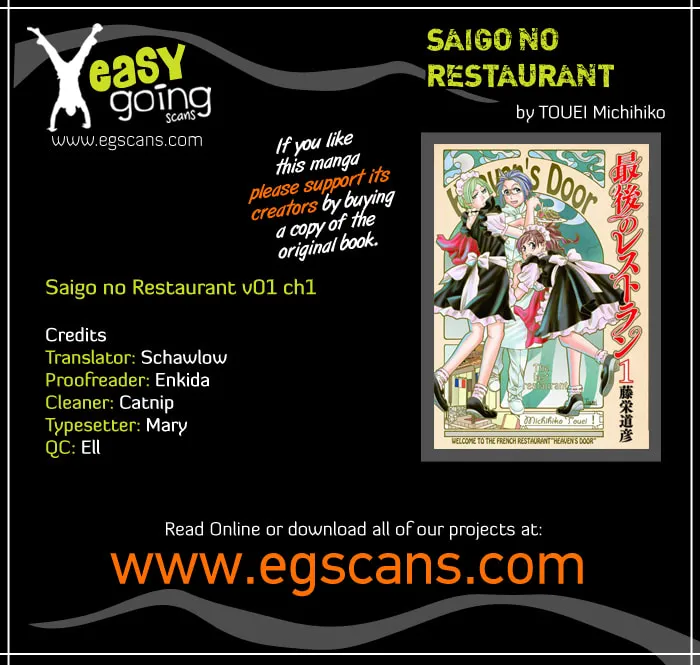 Read Saigo no Restaurant chapter 1 image 1 on Lezhin
