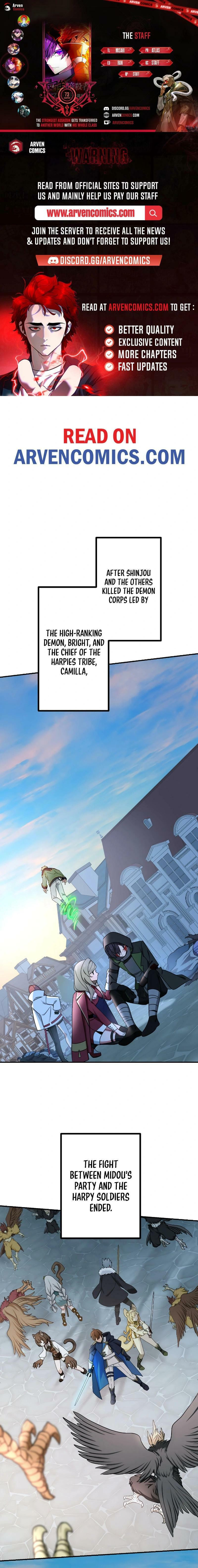Saikyou Ansatsusha, Class Ten'i de Isekai e Chapter 73 page 1 - 
