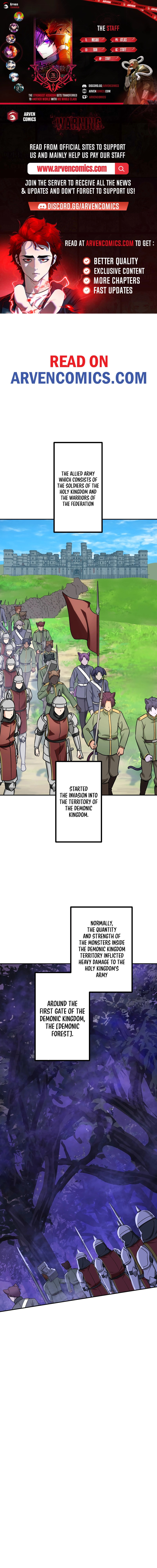 Saikyou Ansatsusha, Class Ten'i de Isekai e Chapter 76 page 1 - 