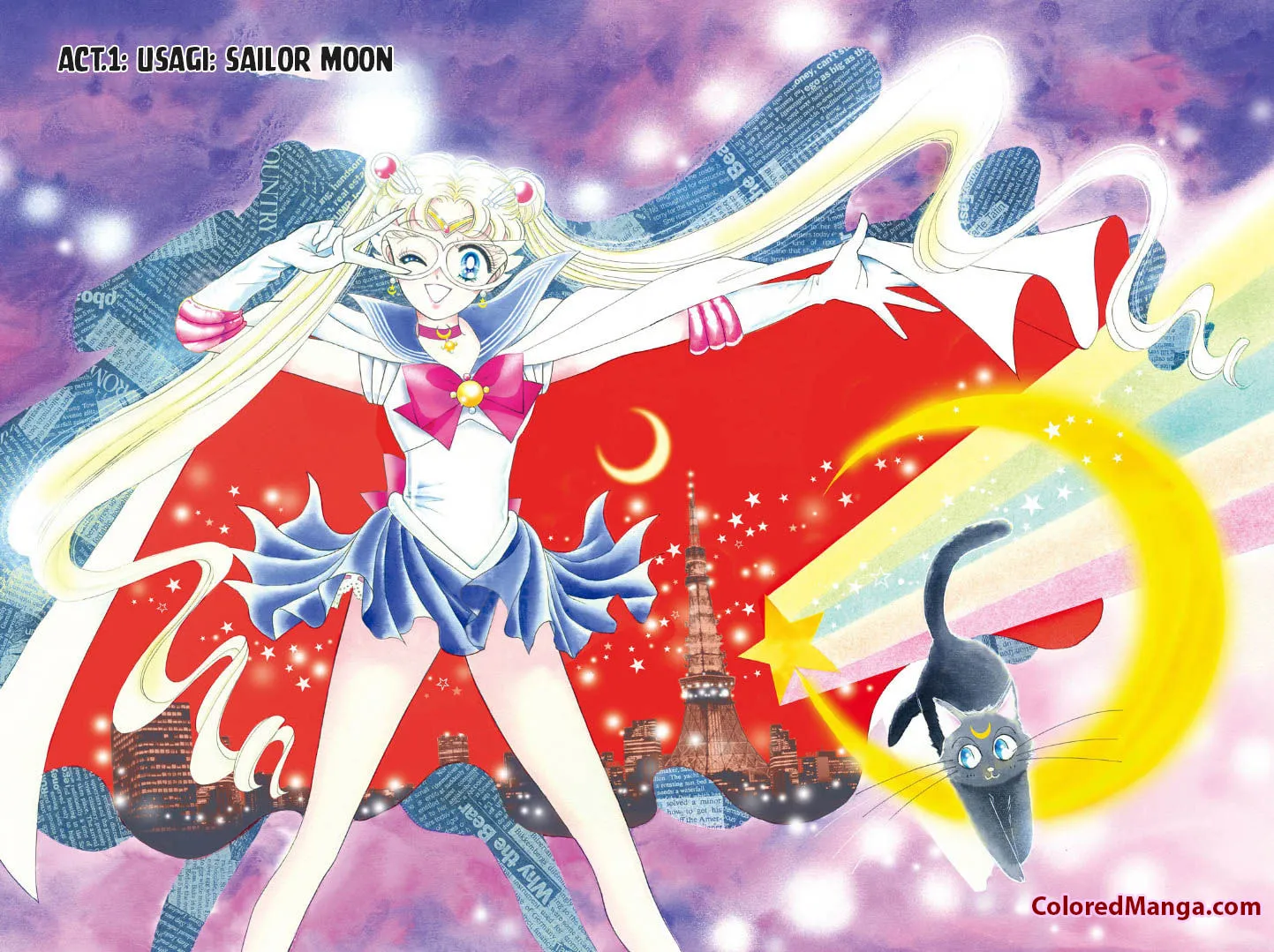 Read Sailor Moon (Colored) chapter 1 image 0 on Lezhin