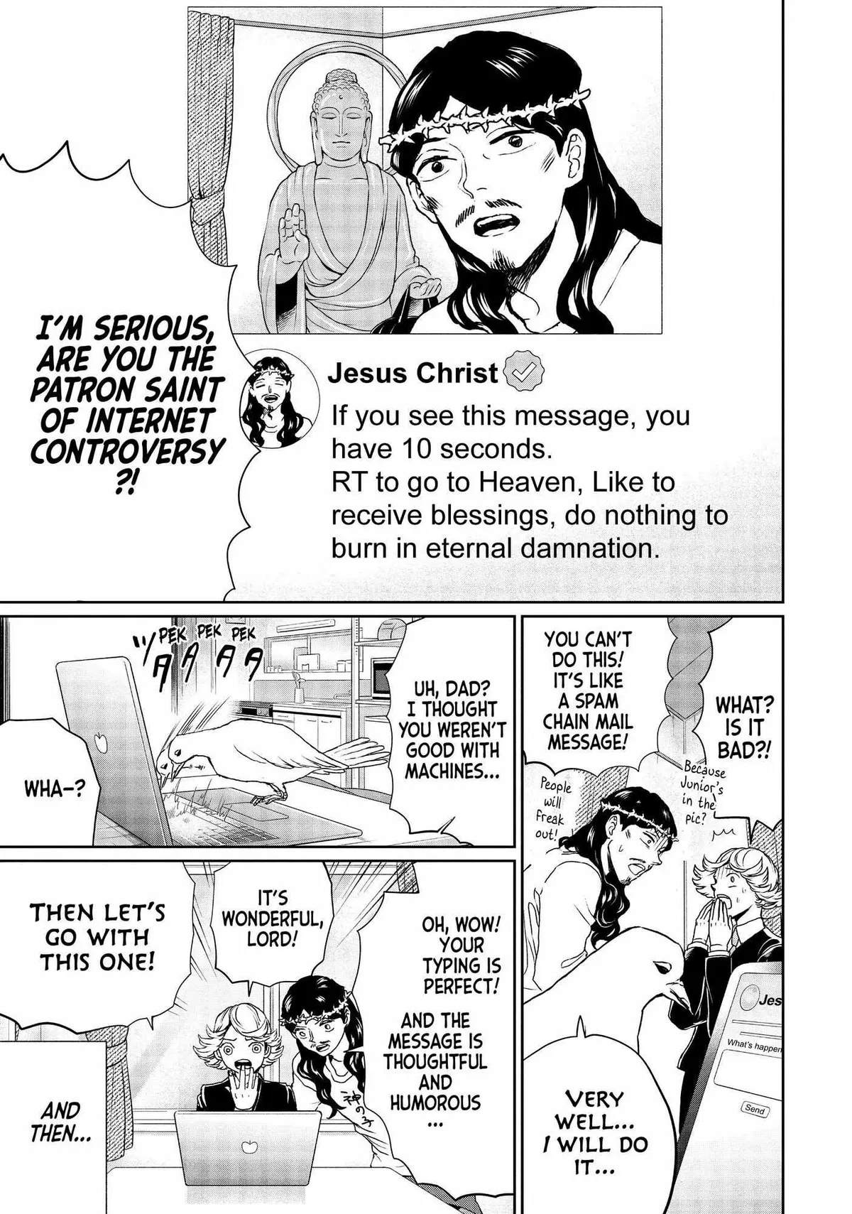 Read Saint Oniisan chapter 124 image 9 on Lezhin