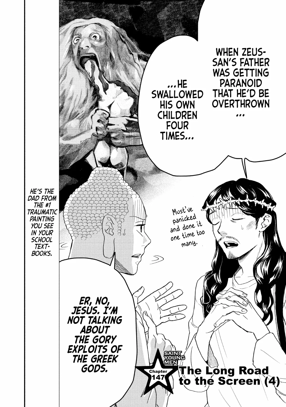 Read Saint Oniisan chapter 147 image 1 on Lezhin