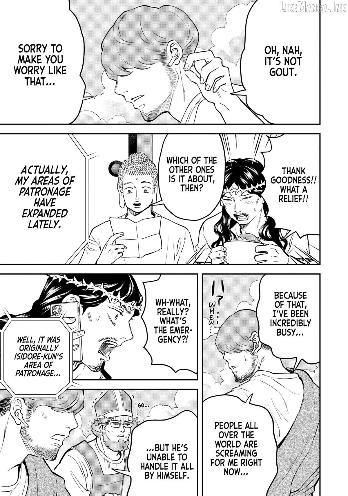 Read Saint Oniisan chapter 162 image 12 on Lezhin