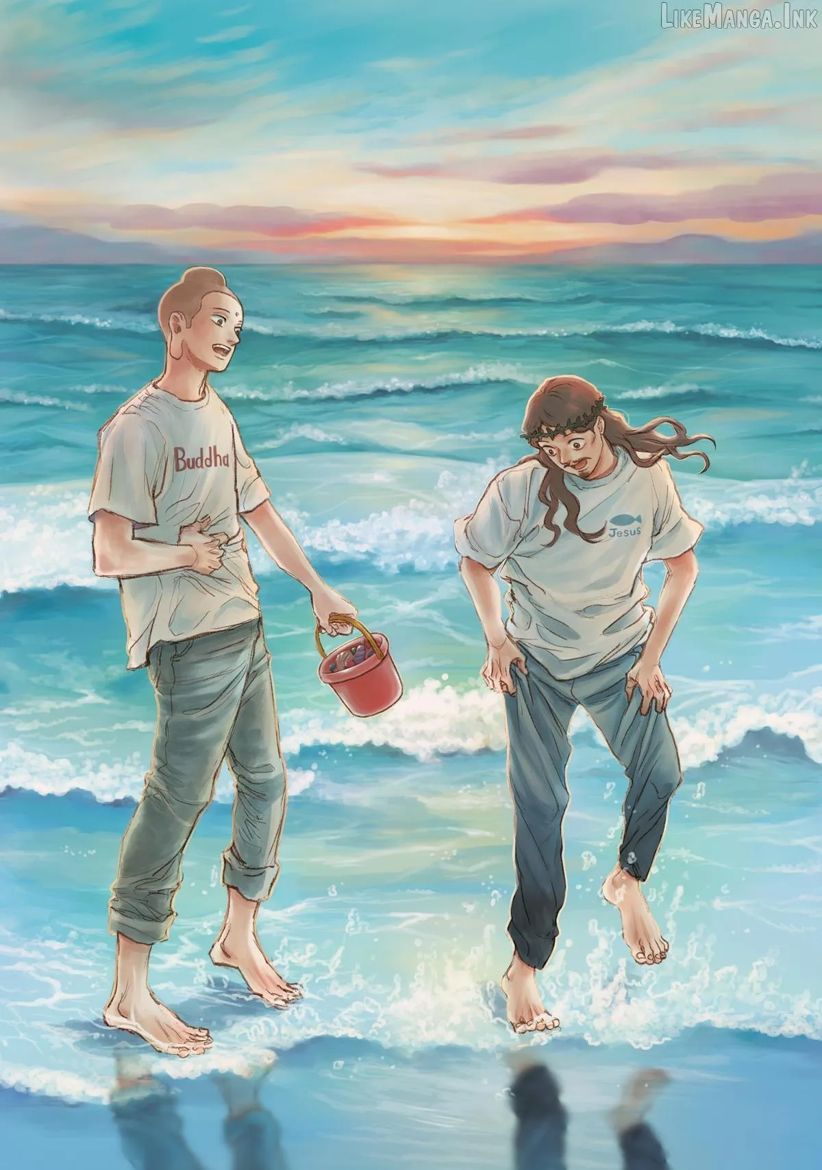 Read Saint Oniisan chapter 163 image 2 on Lezhin