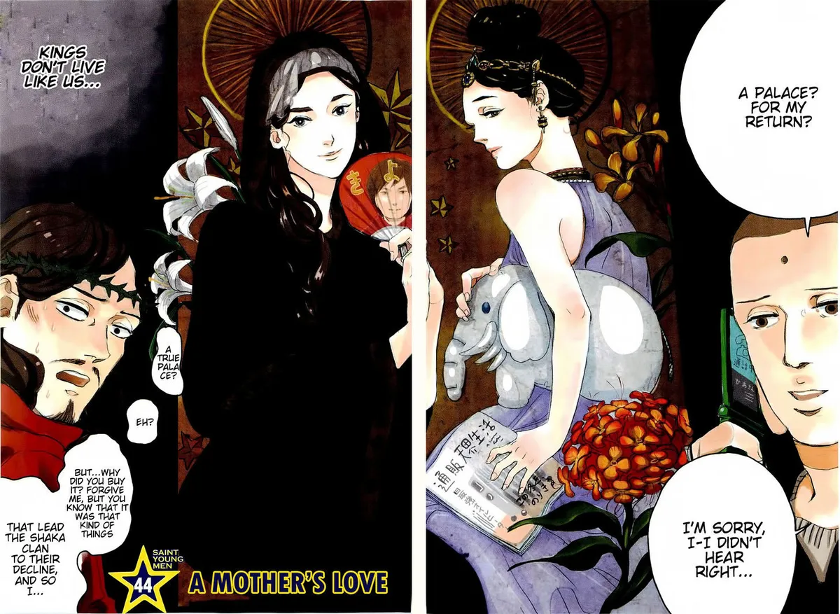 Read Saint Oniisan chapter 44 image 4 on Lezhin