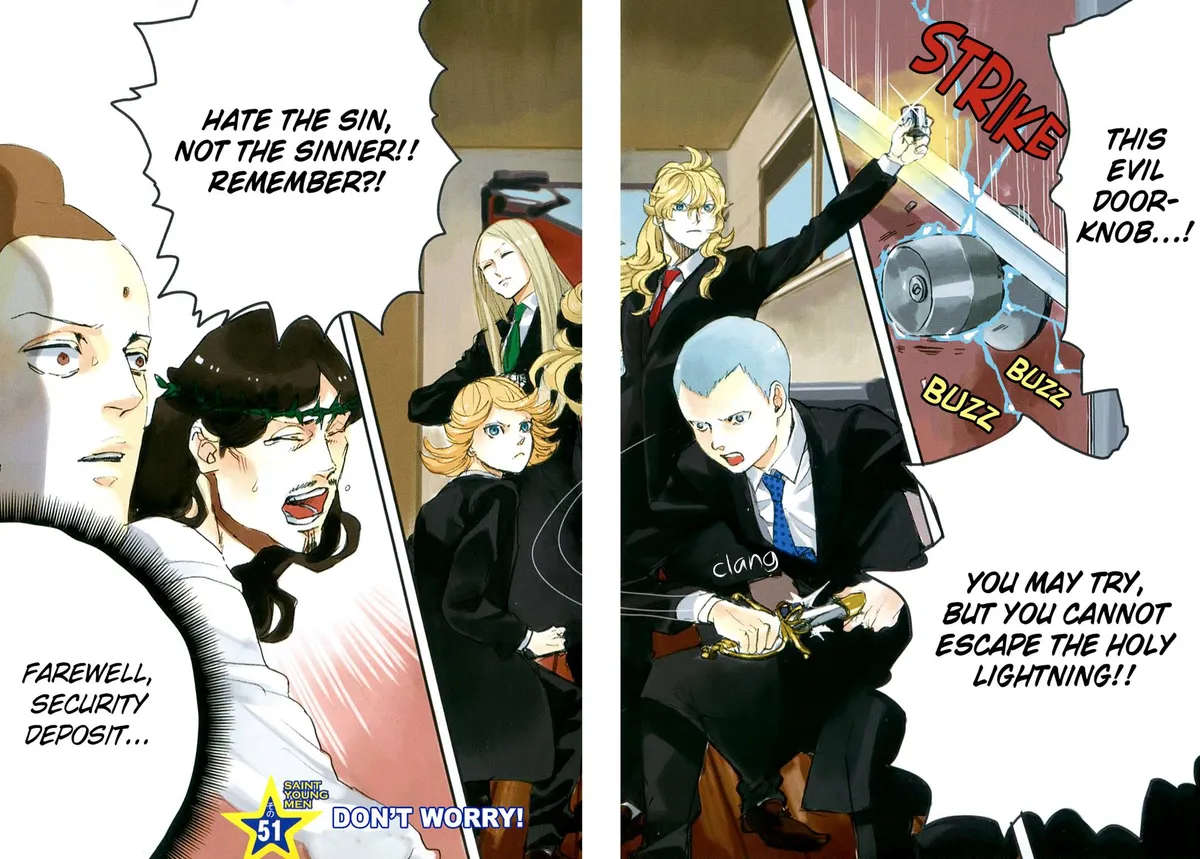 Read Saint Oniisan chapter 51 image 3 on Lezhin