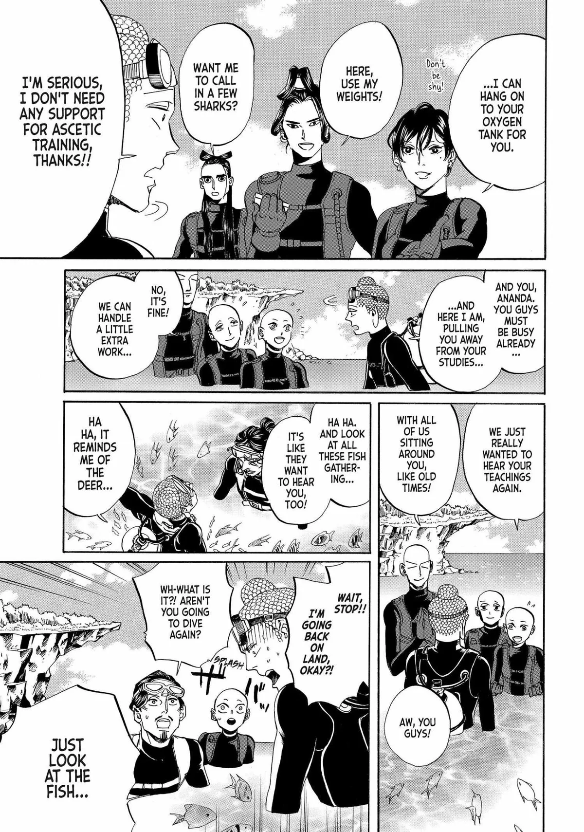 Read Saint Oniisan chapter 56 image 14 on Lezhin