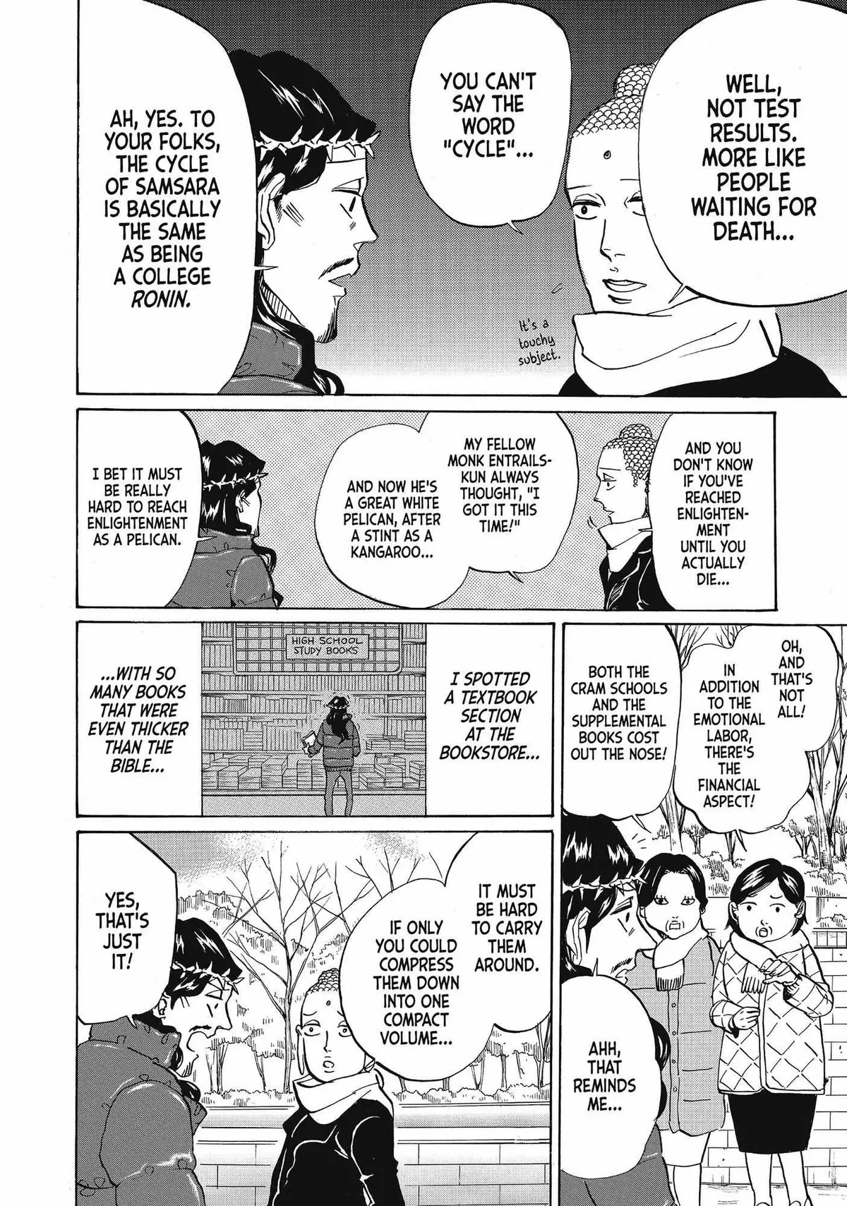 Read Saint Oniisan chapter 62 image 8 on Lezhin