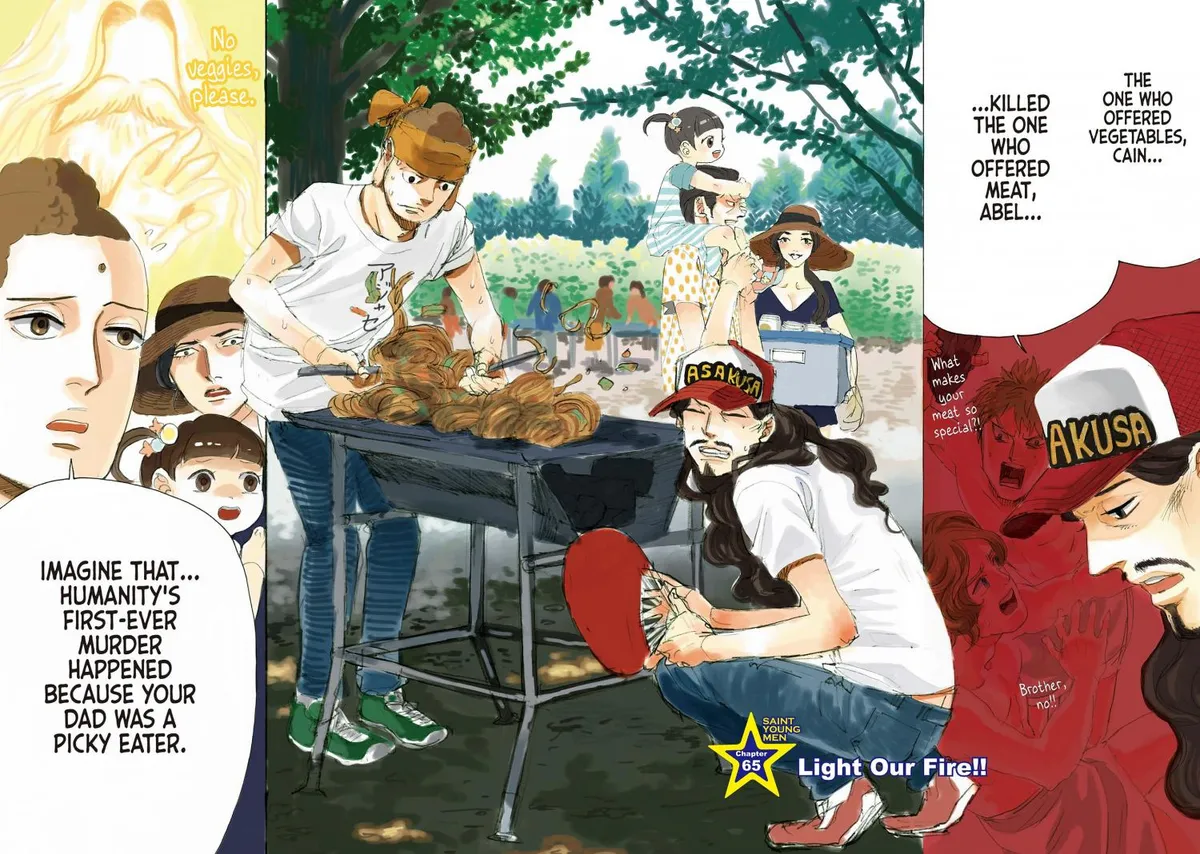 Read Saint Oniisan chapter 65 image 3 on Lezhin