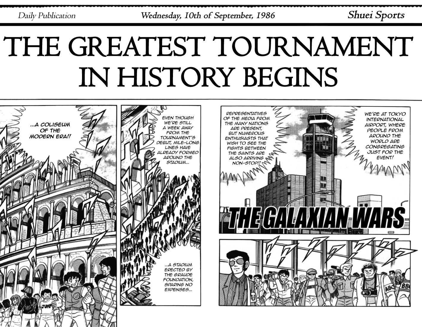 Read Saint Seiya chapter 4 image 0 on Lezhin