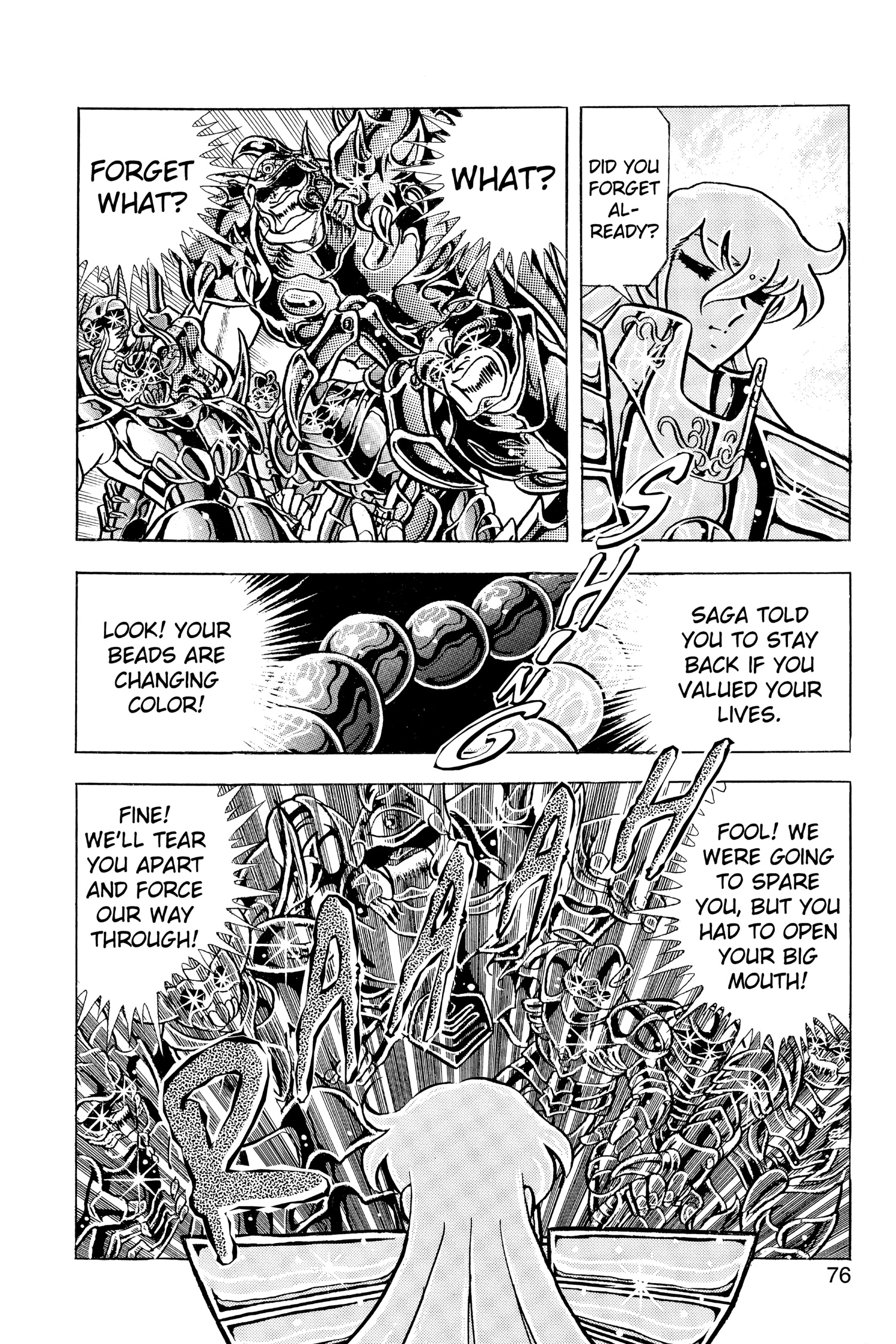 Read Saint Seiya chapter 76 image 10 on Lezhin