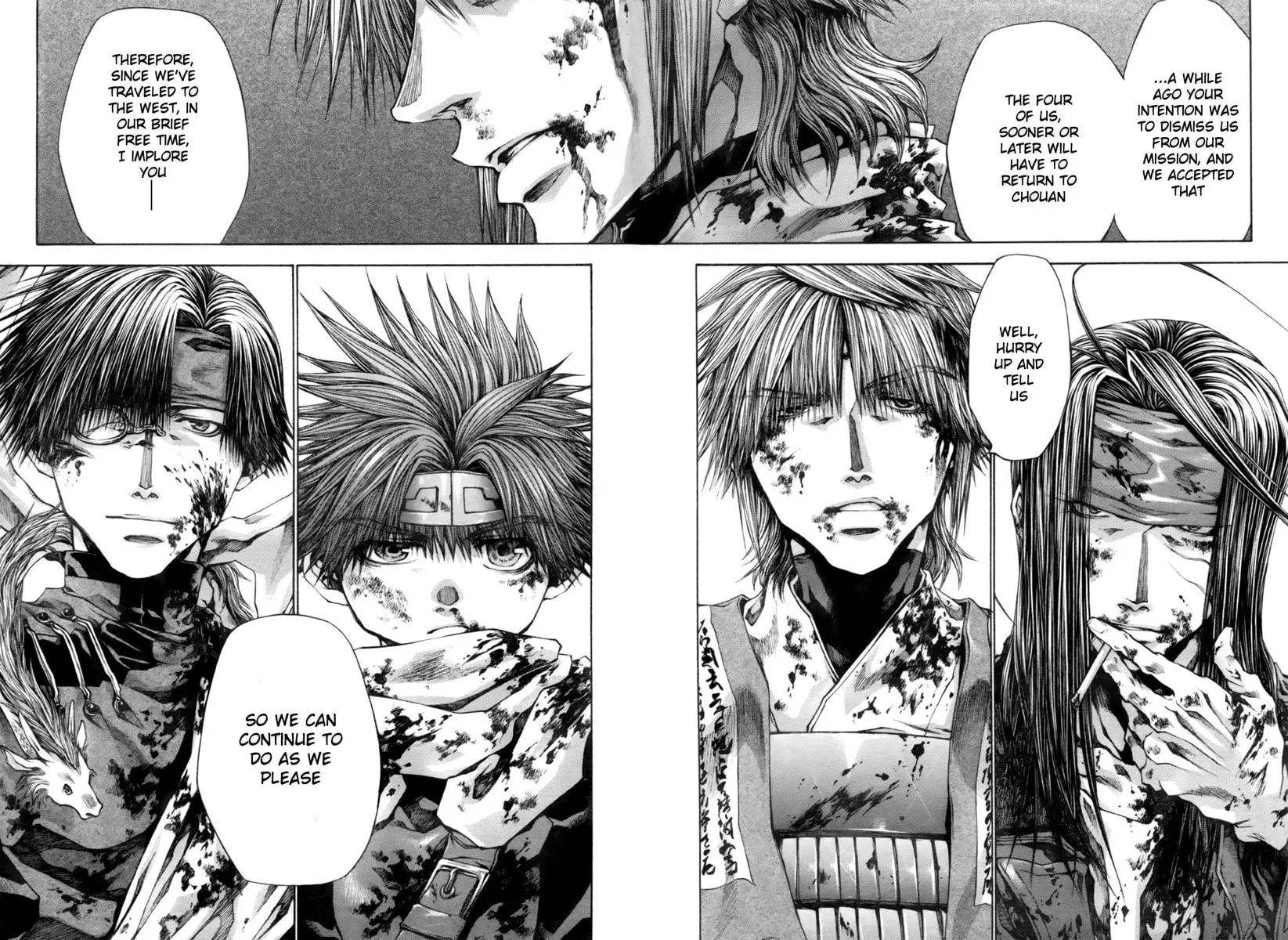 Read Saiyuki RELOAD BLAST chapter 21.4 image 9 on Lezhin