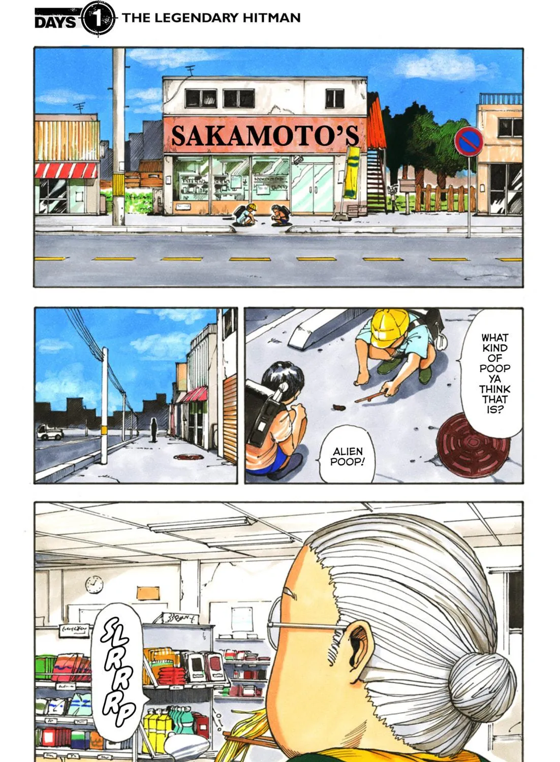 Read Sakamoto Days (Colored) chapter 1 image 10 on Lezhin