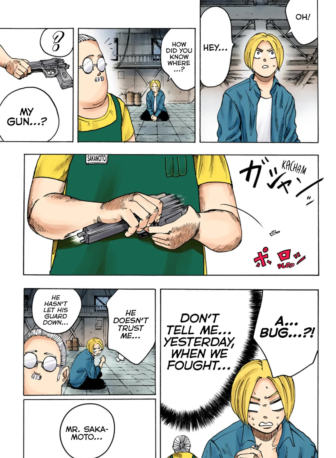 Read Sakamoto Days (Colored) chapter 1 image 104 on Lezhin