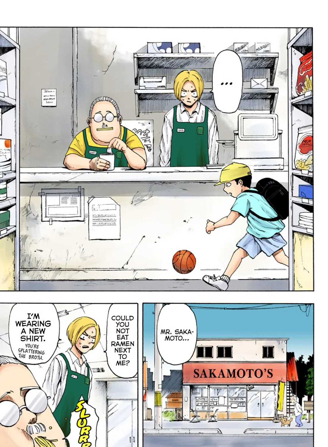 Read Sakamoto Days (Colored) chapter 1 image 108 on Lezhin