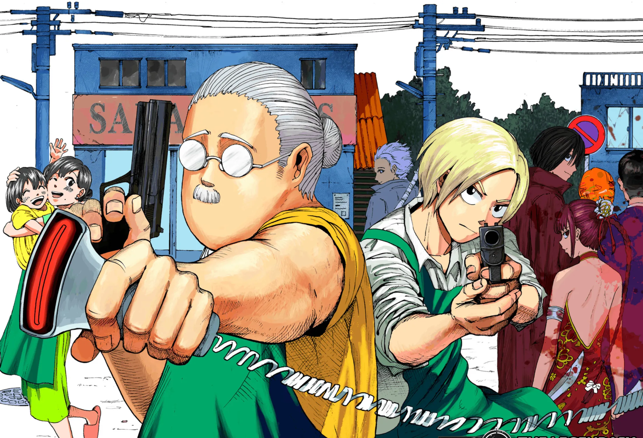 Read Sakamoto Days (Colored) chapter 1 image 12 on Lezhin