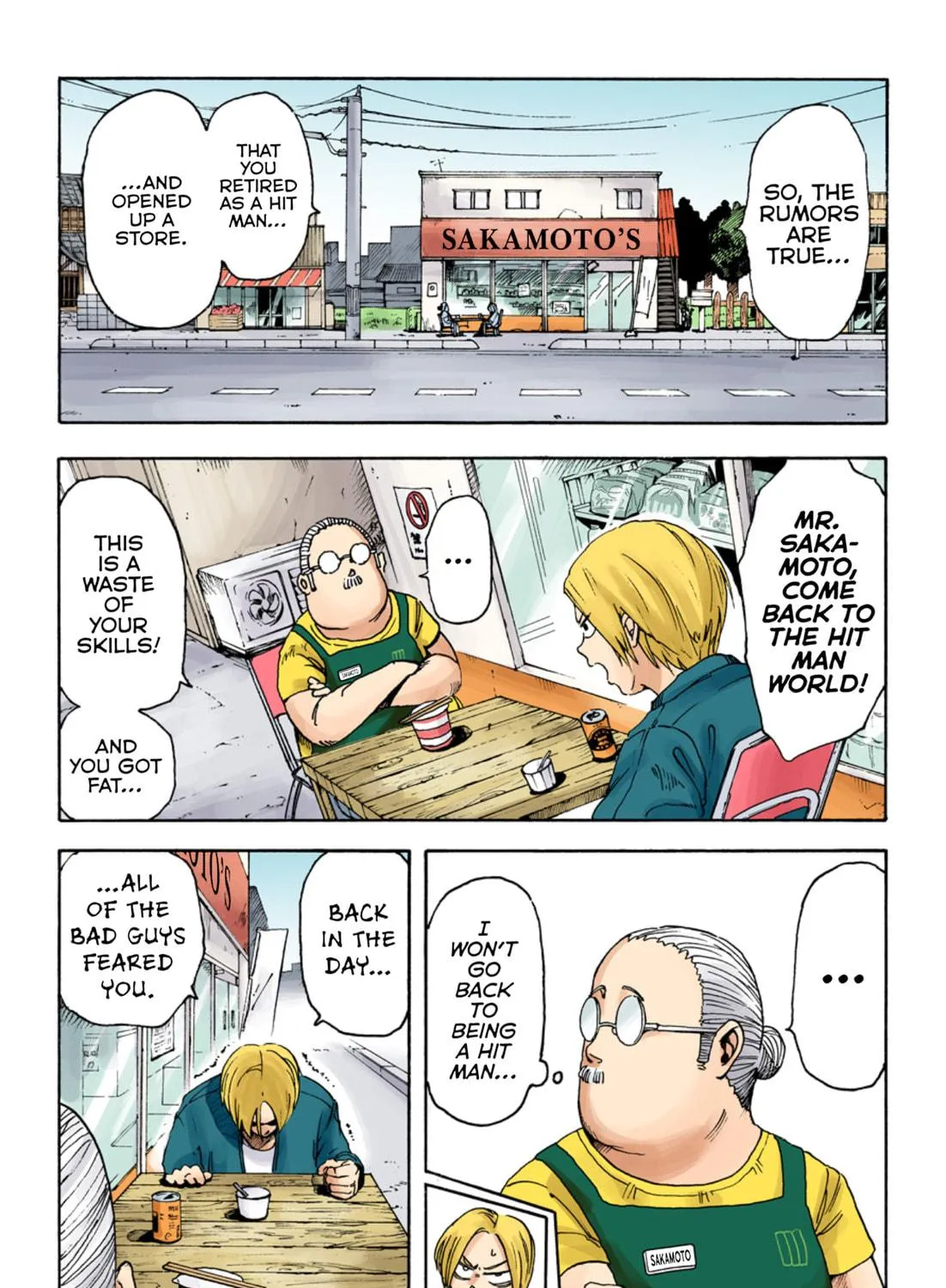 Read Sakamoto Days (Colored) chapter 1 image 40 on Lezhin