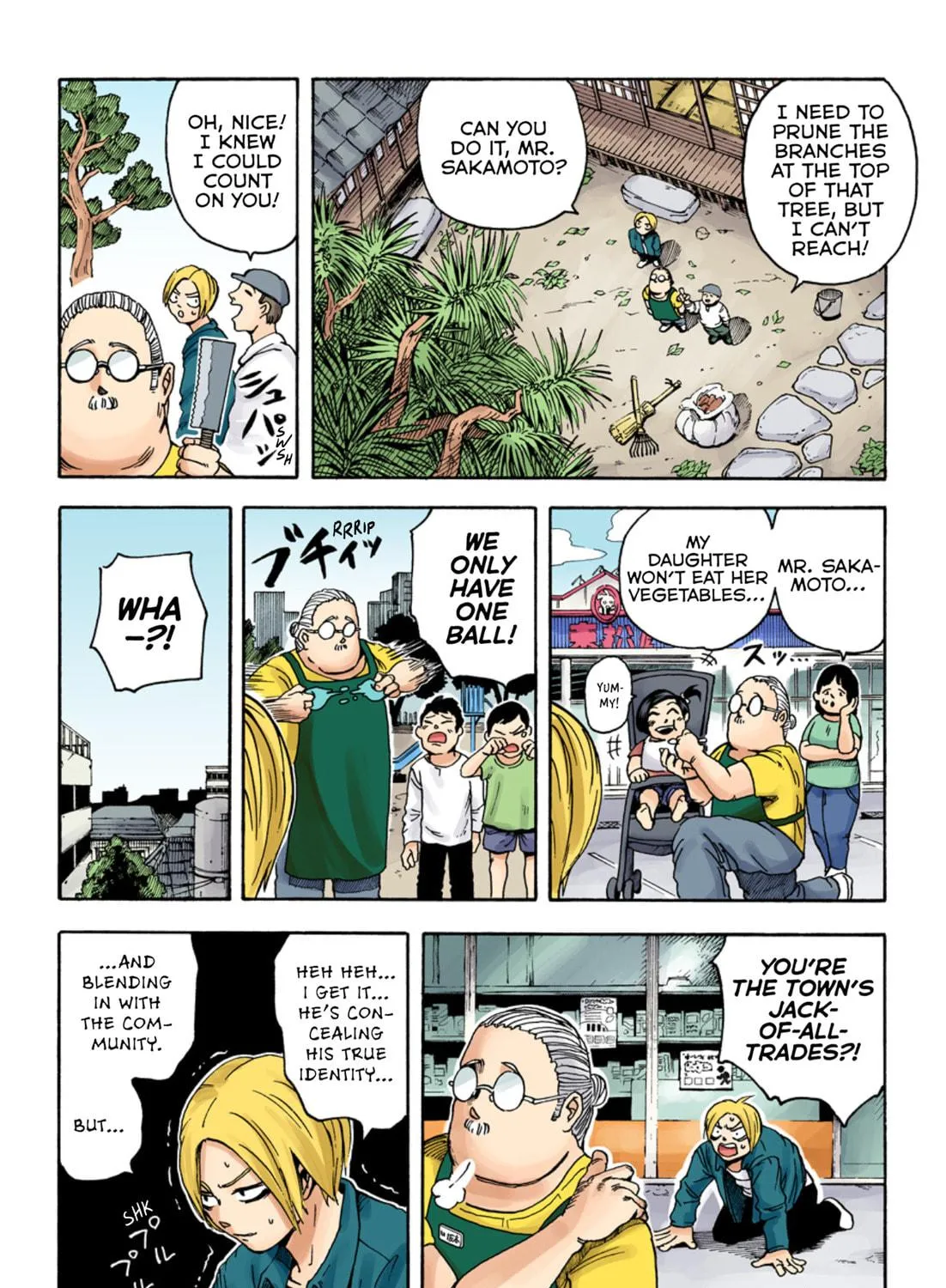 Read Sakamoto Days (Colored) chapter 1 image 46 on Lezhin