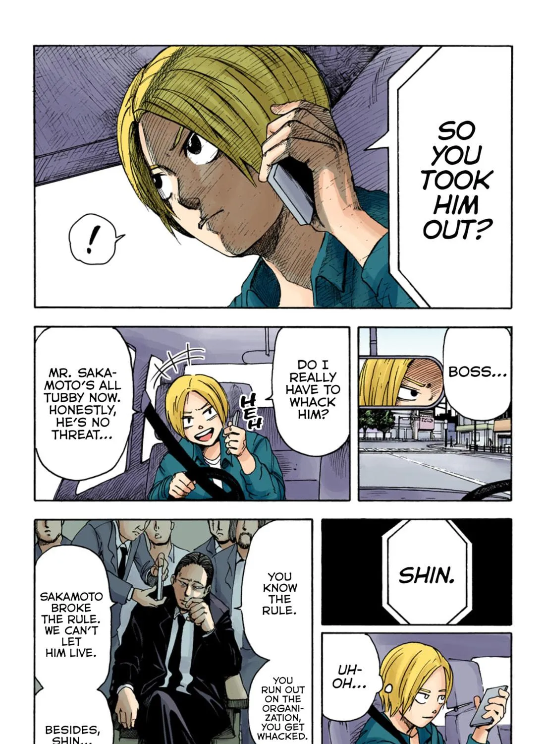 Read Sakamoto Days (Colored) chapter 1 image 52 on Lezhin