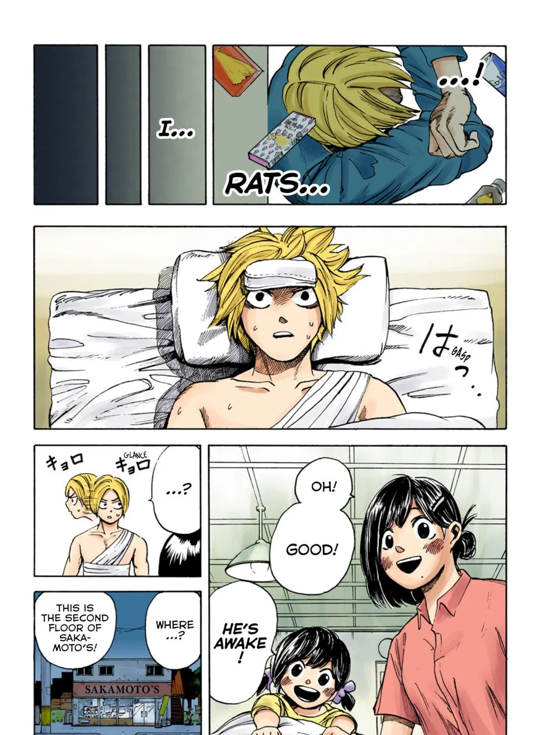 Read Sakamoto Days (Colored) chapter 1 image 70 on Lezhin