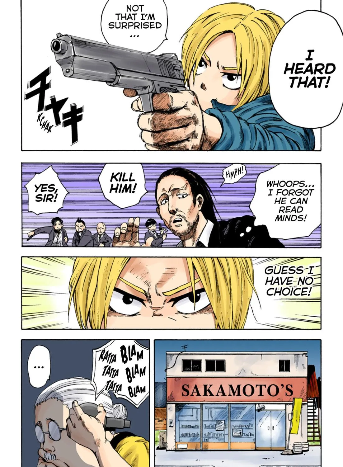 Read Sakamoto Days (Colored) chapter 1 image 82 on Lezhin