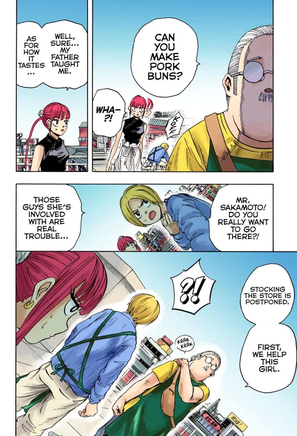 Read Sakamoto Days (Colored) chapter 4 image 22 on Lezhin