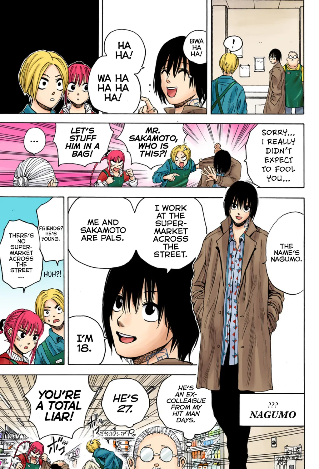 Read Sakamoto Days (Colored) chapter 6 image 12 on Lezhin