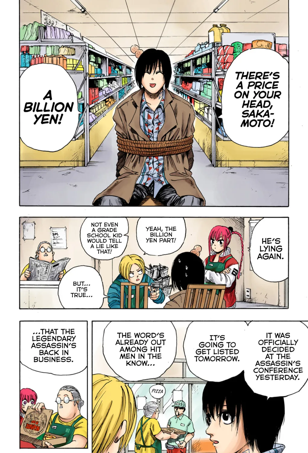 Read Sakamoto Days (Colored) chapter 6 image 14 on Lezhin