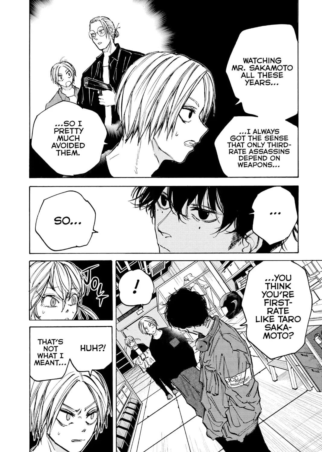 Read Sakamoto Days chapter 1.1 image 6 on Lezhin