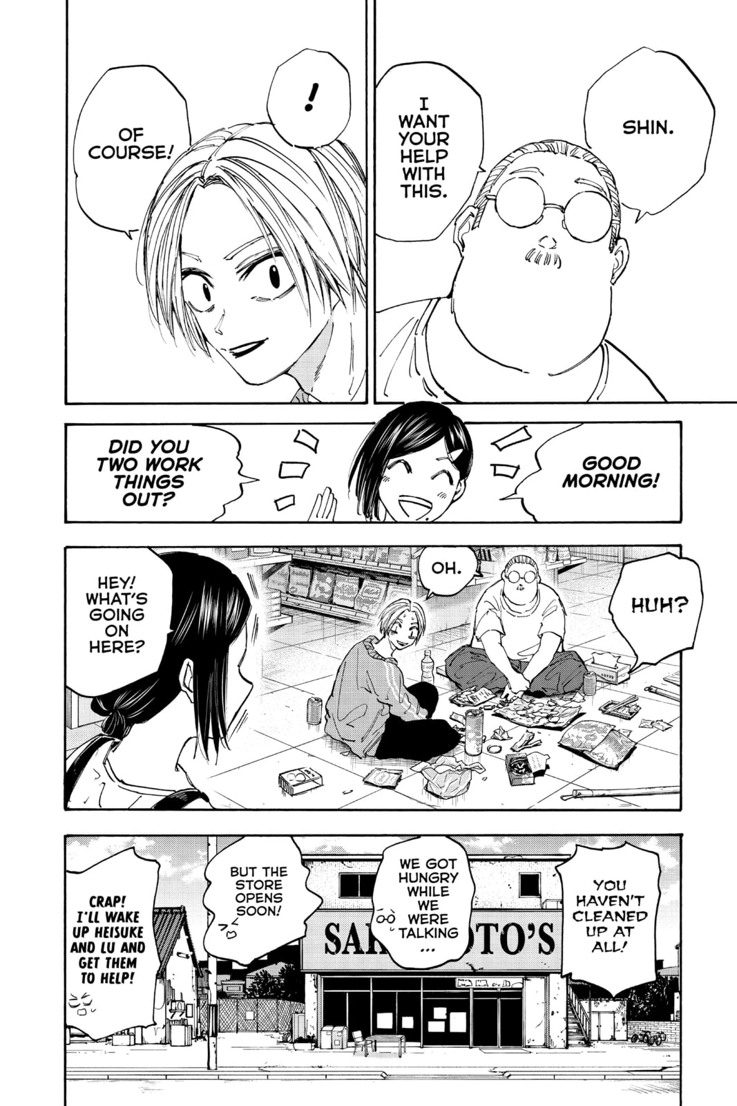 Read Sakamoto Days chapter 121.1 image 3 on Lezhin