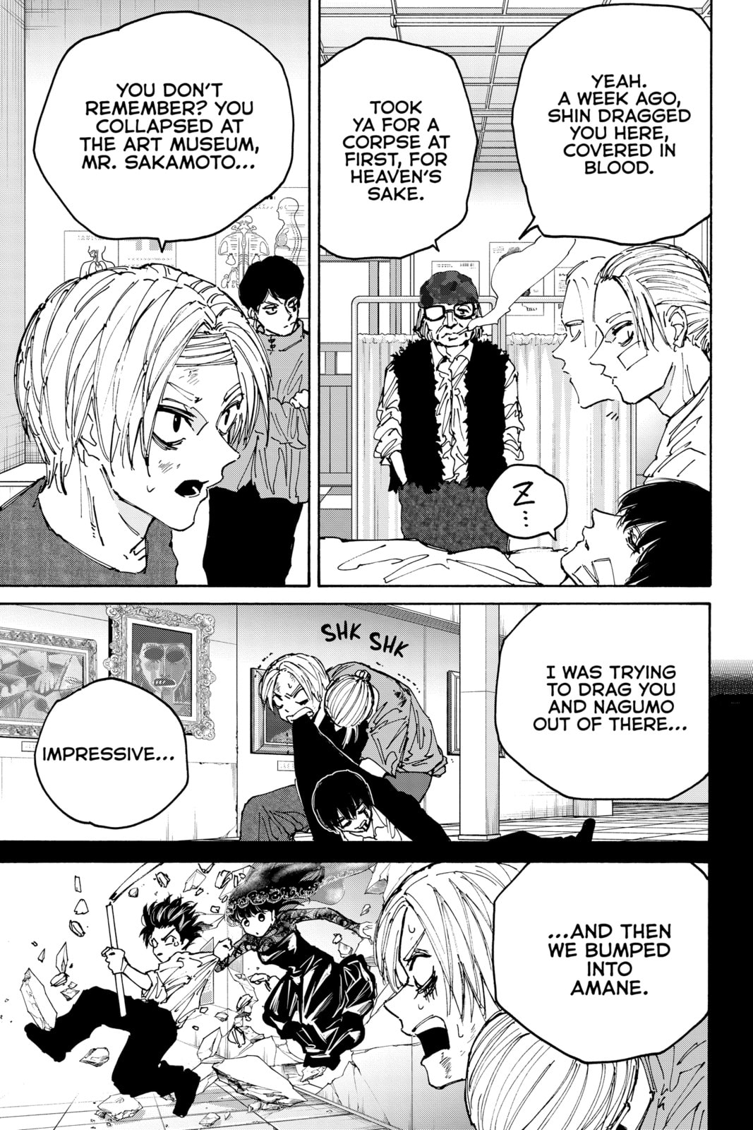 Read Sakamoto Days chapter 168.1 image 8 on Lezhin