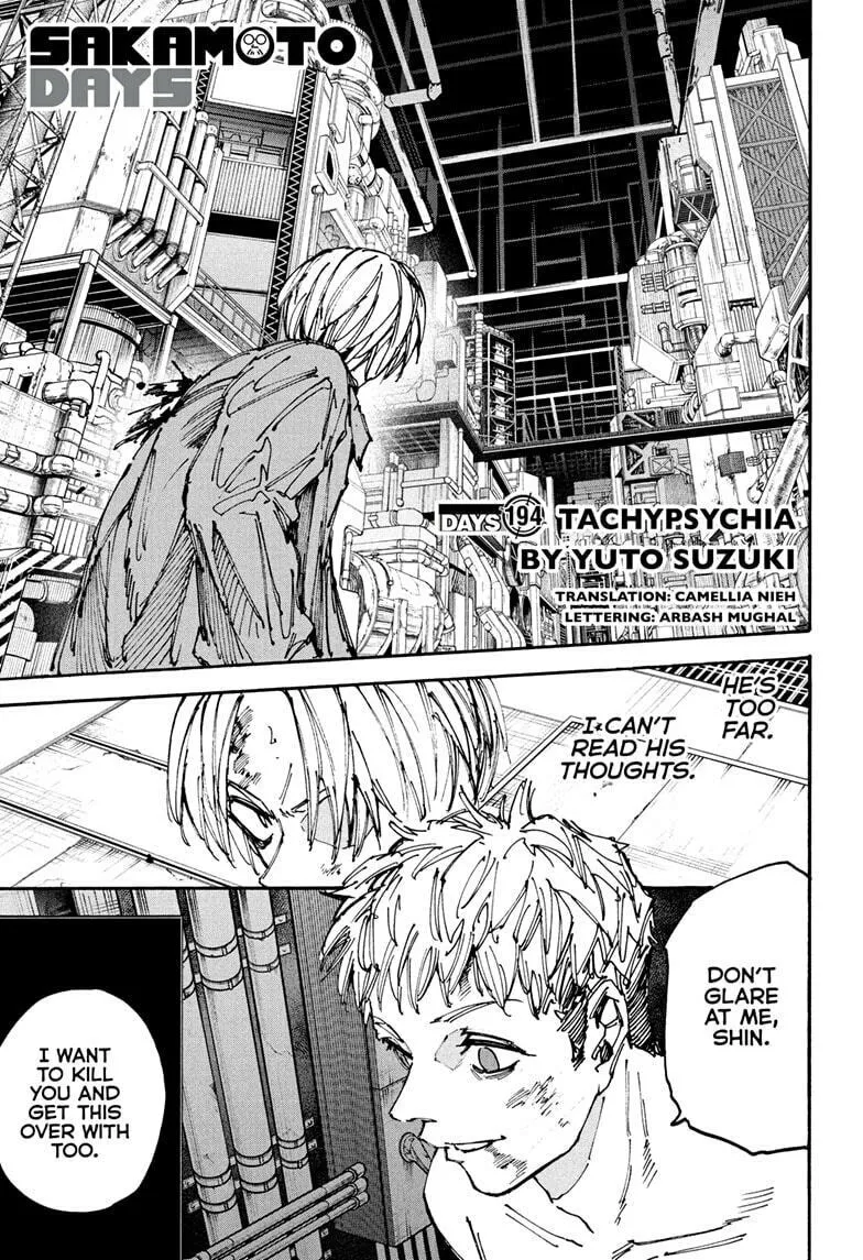 Read Sakamoto Days chapter 194 image 0 on Lezhin