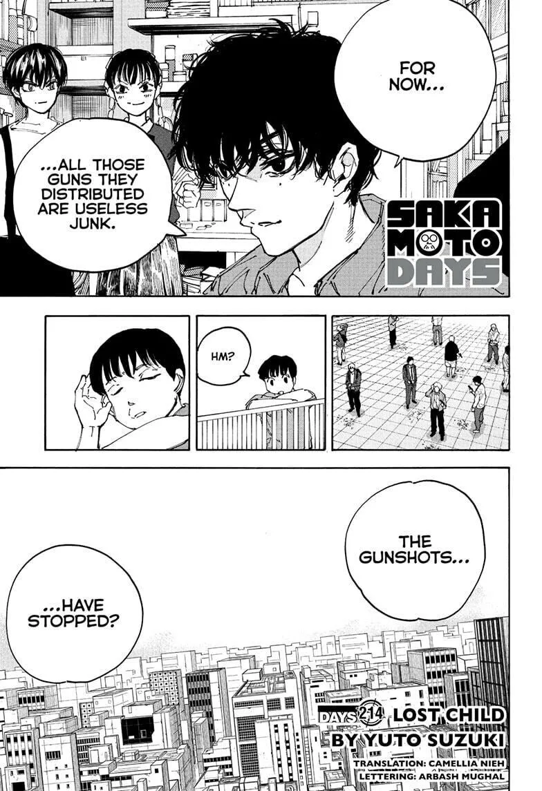 Read Sakamoto Days chapter 214 image 0 on Lezhin