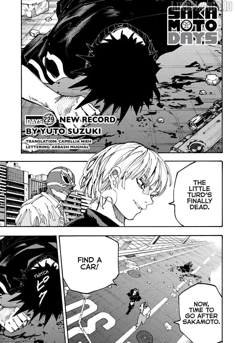 Read Sakamoto Days chapter 229 image 1 on Lezhin