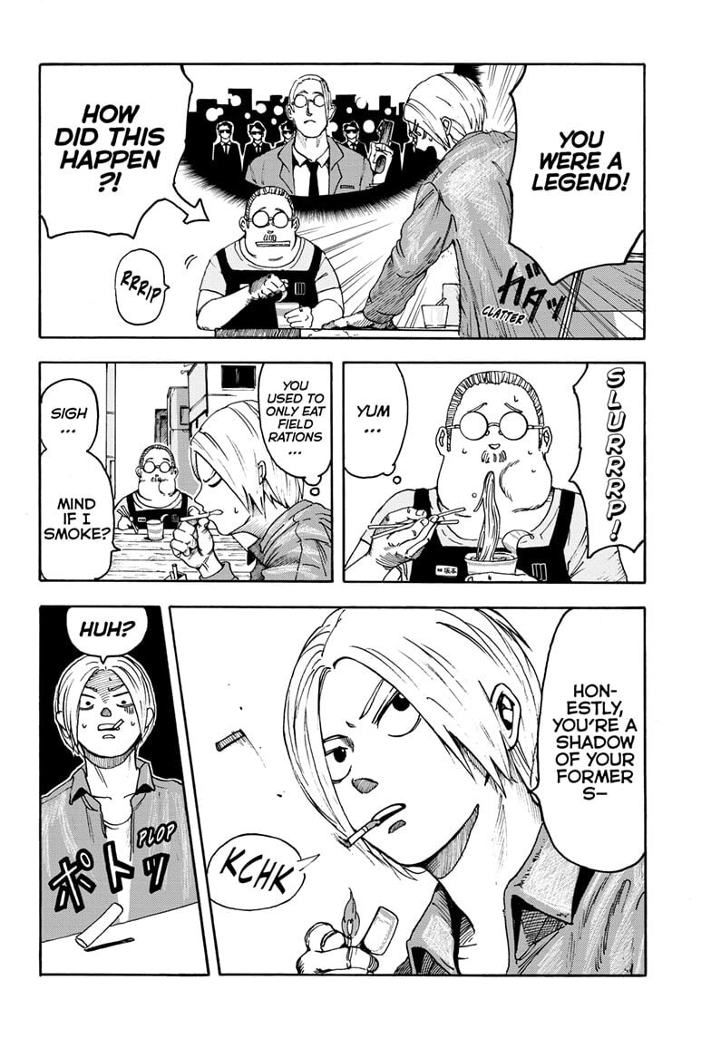 Read Sakamoto Days chapter 1 image 17 on Lezhin