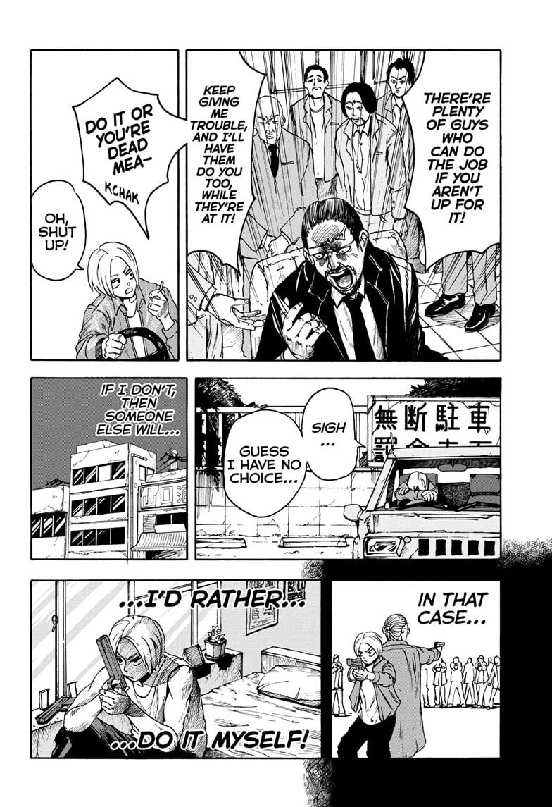 Read Sakamoto Days chapter 1 image 23 on Lezhin