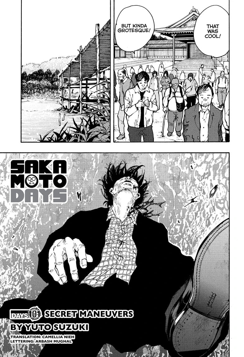 Read Sakamoto Days chapter 101 image 0 on Lezhin