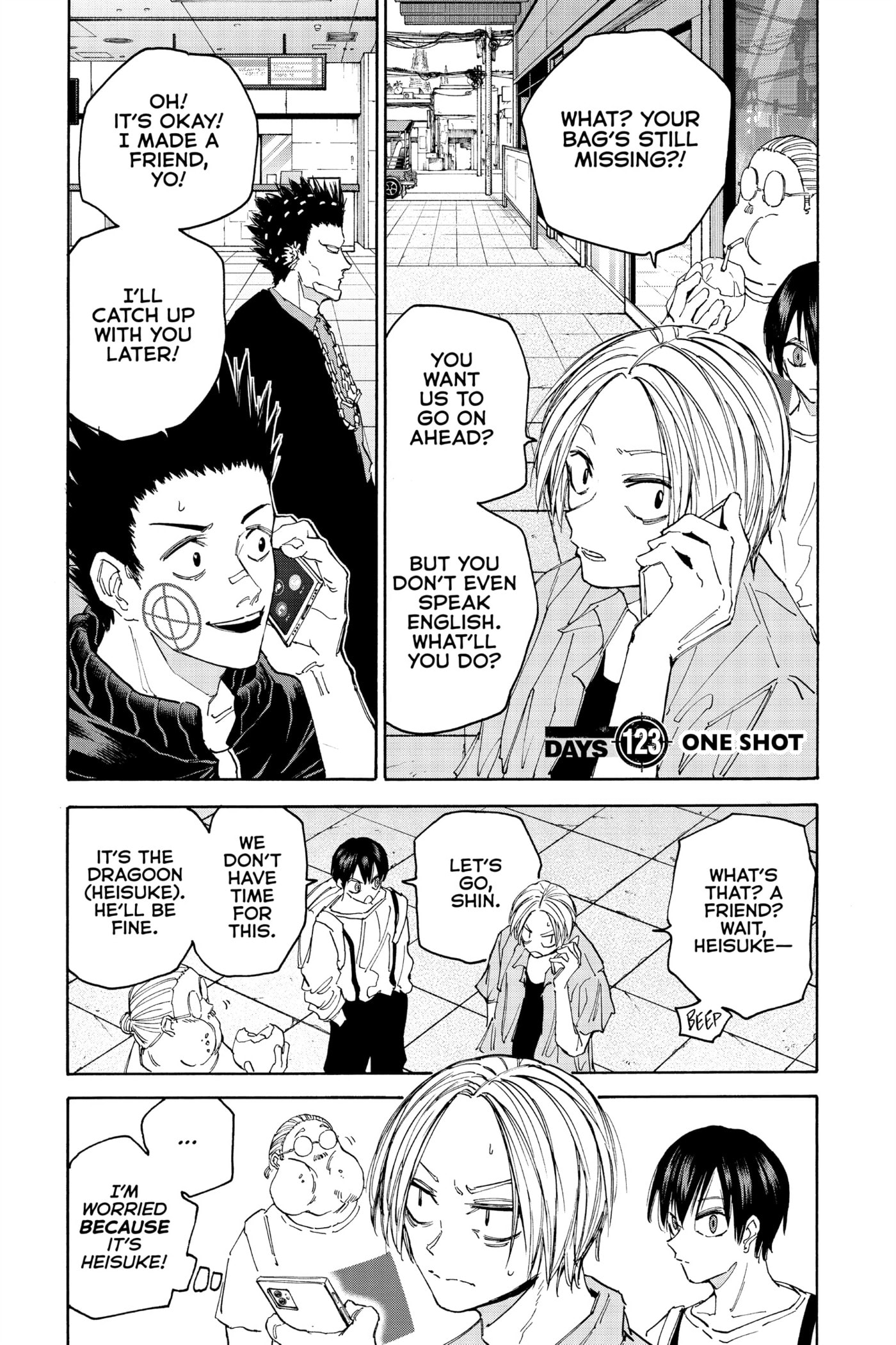 Read Sakamoto Days chapter 123 image 0 on Lezhin