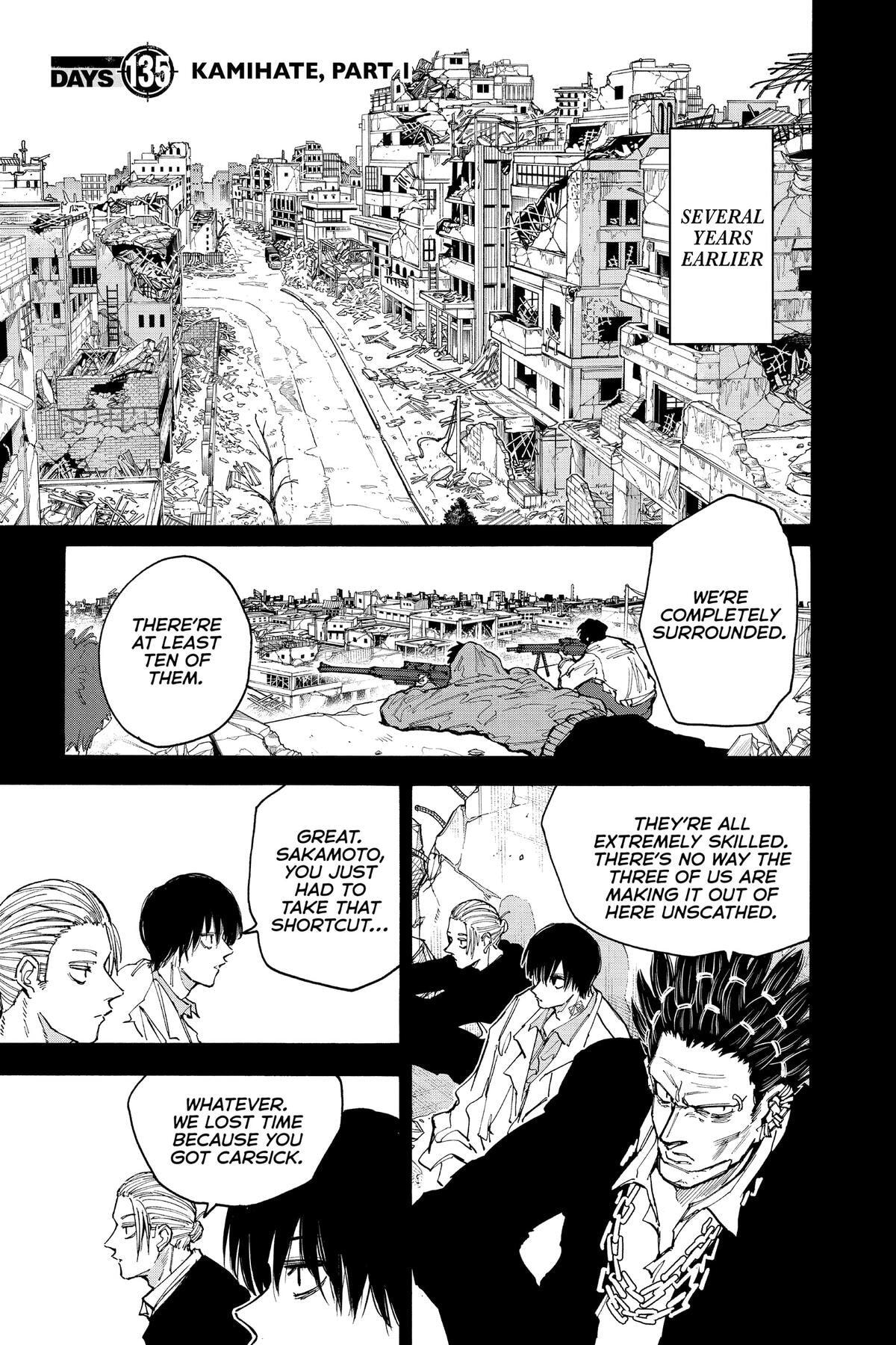 Read Sakamoto Days chapter 135 image 0 on Lezhin
