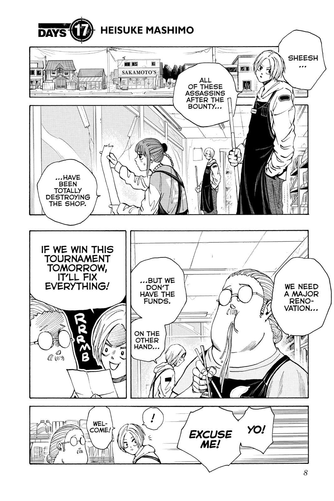 Read Sakamoto Days chapter 17 image 7 on Lezhin