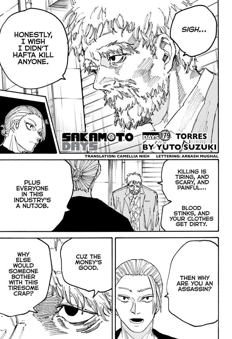 Read Sakamoto Days chapter 179 image 0 on Lezhin