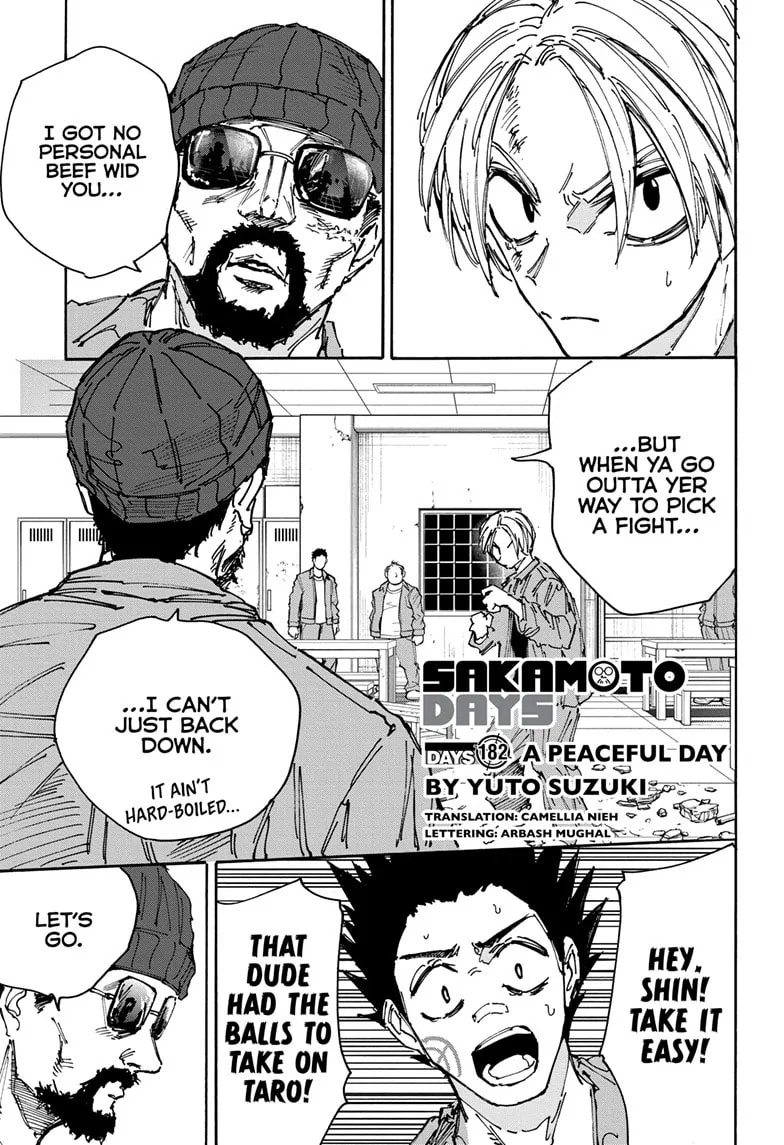 Read Sakamoto Days chapter 182 image 0 on Lezhin