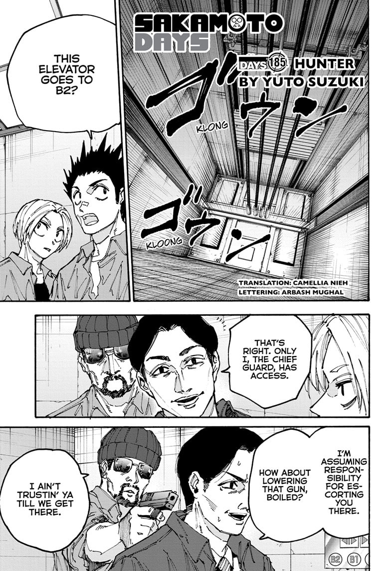 Read Sakamoto Days chapter 185 image 0 on Lezhin