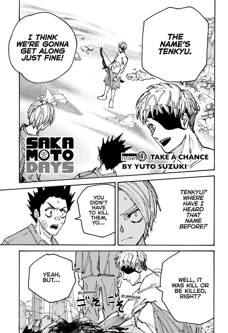 Read Sakamoto Days chapter 187 image 0 on Lezhin