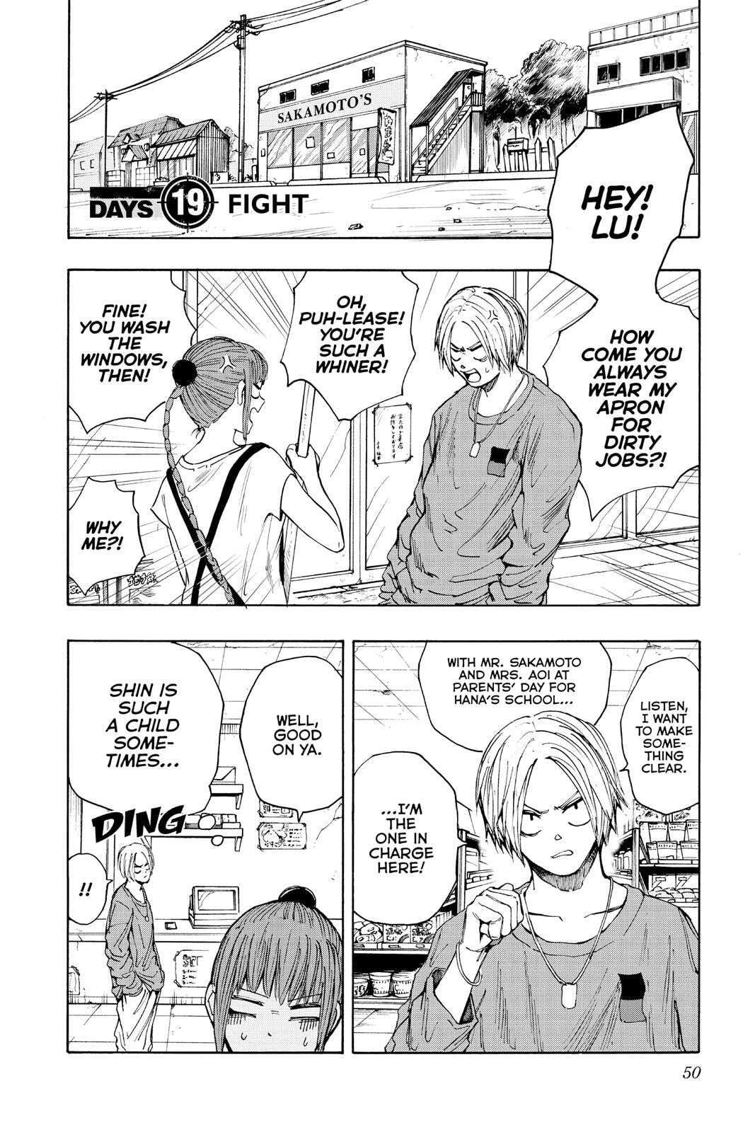 Read Sakamoto Days chapter 19 image 1 on Lezhin