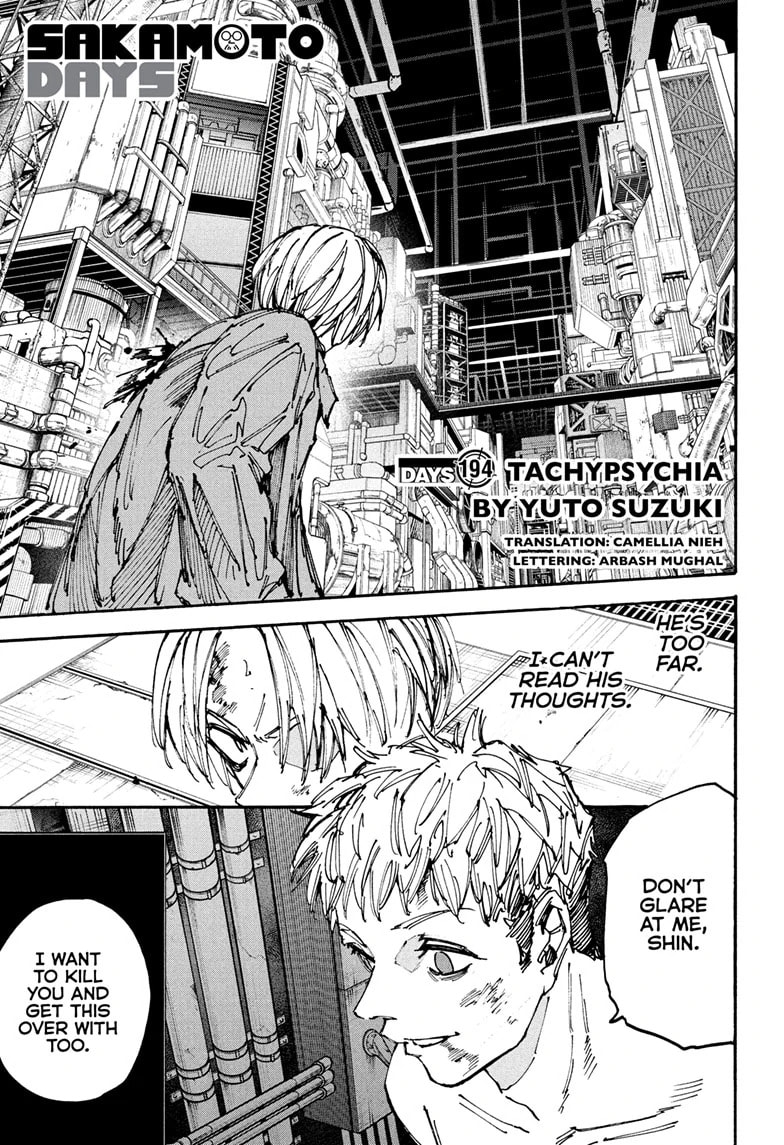 Read Sakamoto Days chapter 194 image 0 on Lezhin