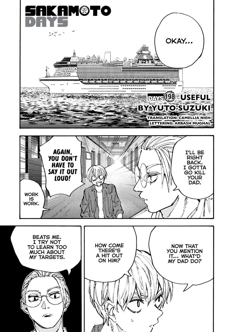 Read Sakamoto Days chapter 198 image 0 on Lezhin