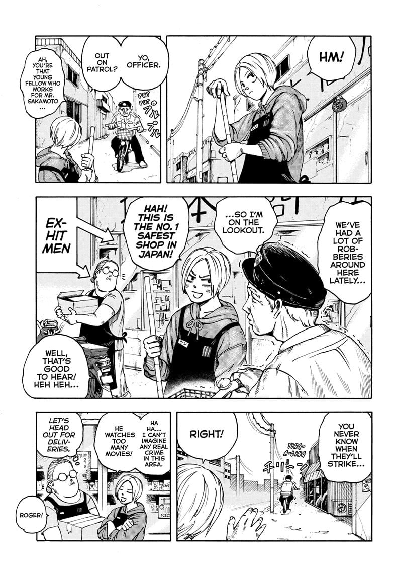 Read Sakamoto Days chapter 2 image 4 on Lezhin